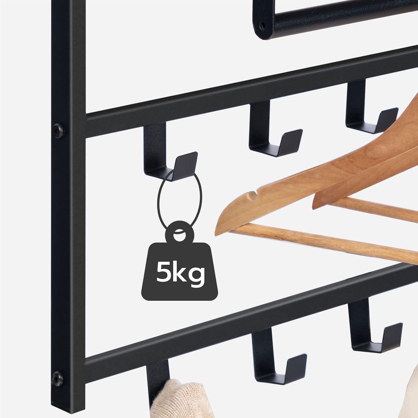 Knagerække på væggen