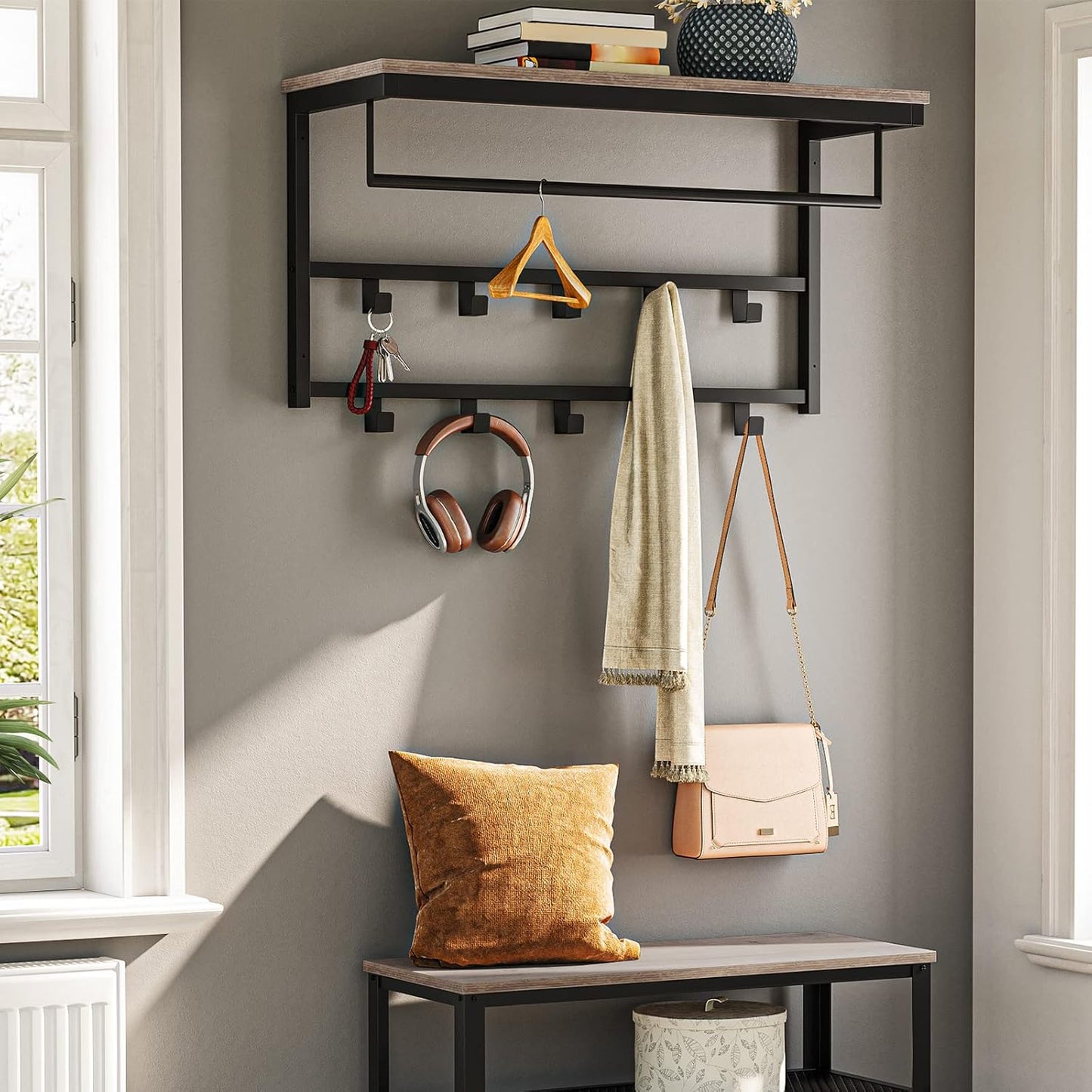 Knagerække på væggen