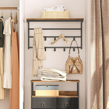 Knagerække på væggen